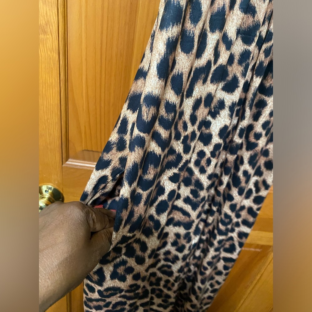 NWOT Leopard Print Cami Jumpsuit - Picture 4 of 4